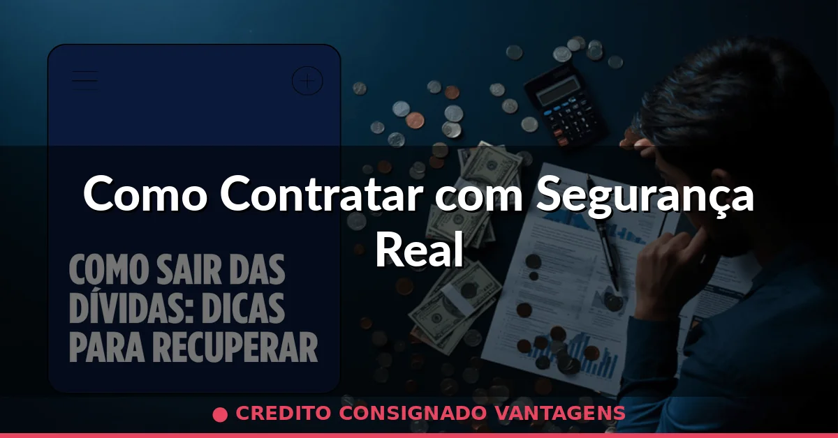 Como Contratar com Segurança Real — credito consignado vantagens