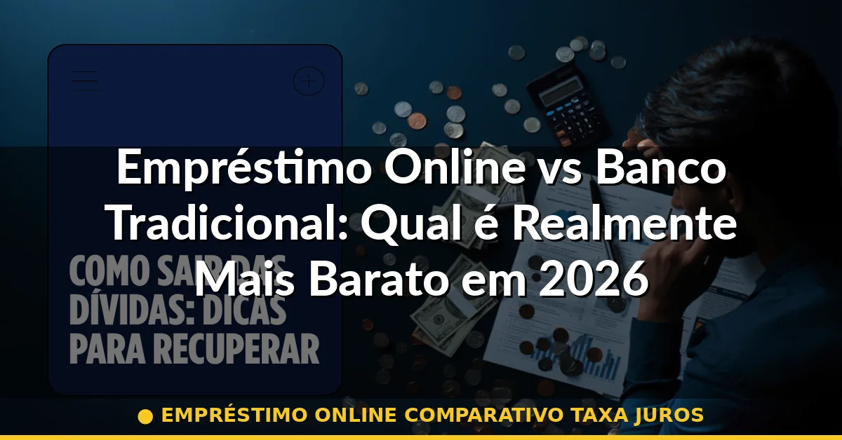 empréstimo online comparativo taxa juros — Guia completo 2026
