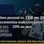 empréstimo pessoal versus cdb taxa de juros 2026 — Guia completo 2026