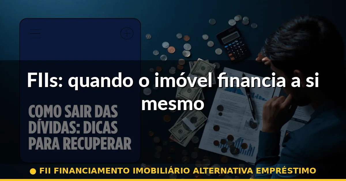 FIIs: quando o imóvel financia a si mesmo — fii financiamento imobiliário alternativa empréstimo