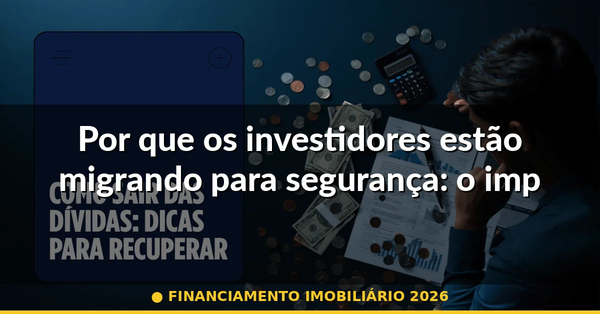 Por que os investidores estão migrando para segurança: o impacto nas taxas de crédito — financiamento imobiliário 2026