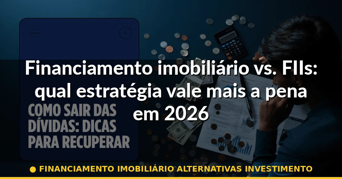 financiamento imobiliário alternativas investimento — Guia completo 2026