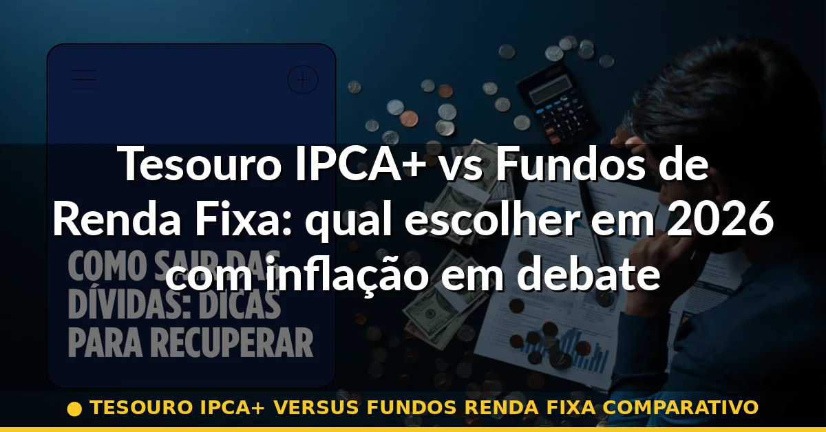tesouro ipca+ versus fundos renda fixa comparativo — Guia completo 2026