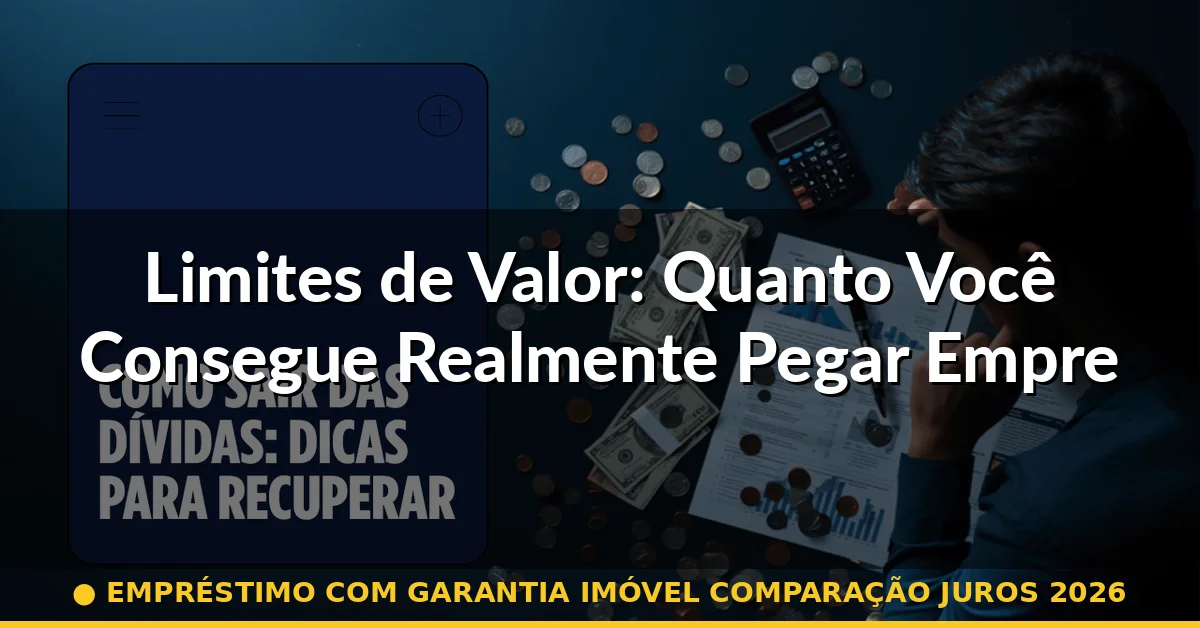 Limites de Valor: Quanto Você Consegue Realmente Pegar Emprestado — empréstimo com garantia imóvel comparação juros 2026