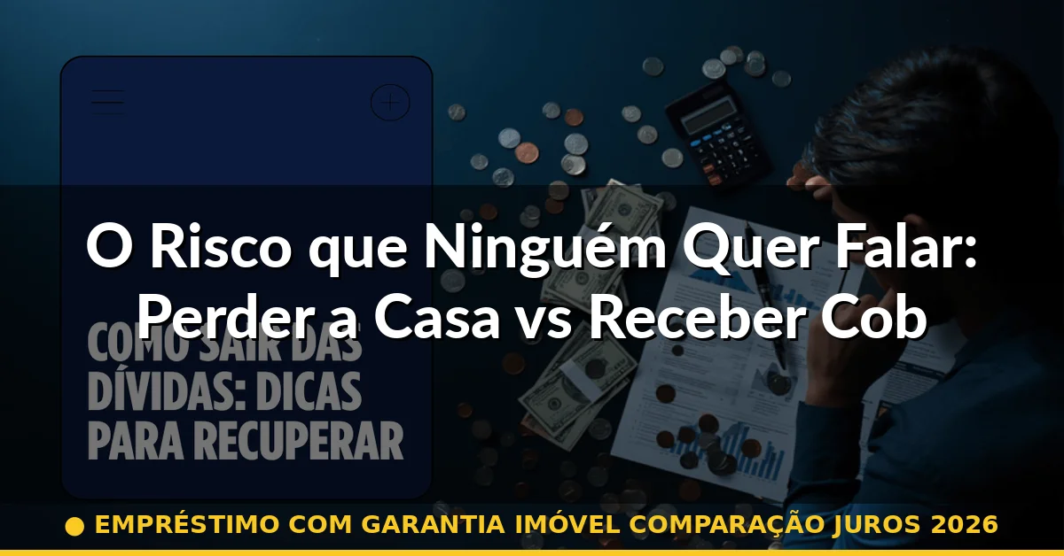 O Risco que Ninguém Quer Falar: Perder a Casa vs Receber Cobrança — empréstimo com garantia imóvel comparação juros 2026
