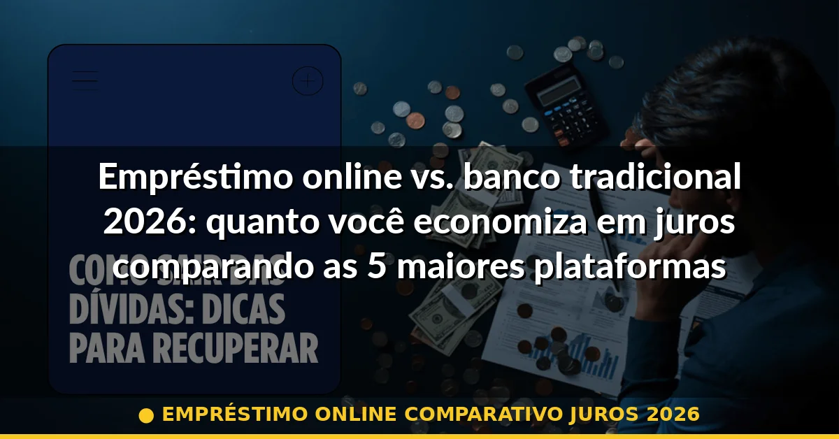 empréstimo online comparativo juros 2026 — Guia completo 2026