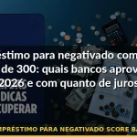 empréstimo para negativado score baixo — Guia completo 2026