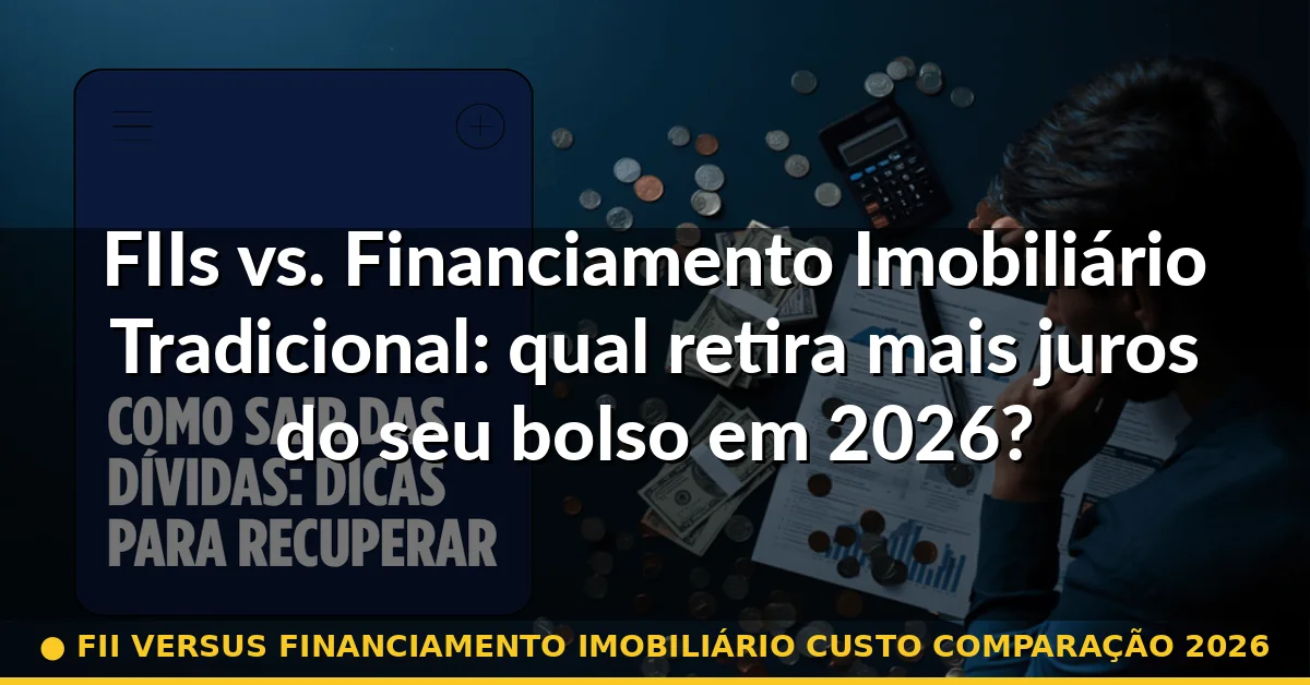 fii versus financiamento imobiliário custo comparação 2026 — Guia completo 2026