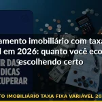 financiamento imobiliário taxa fixa variável 2026 comparação — Guia completo 2026