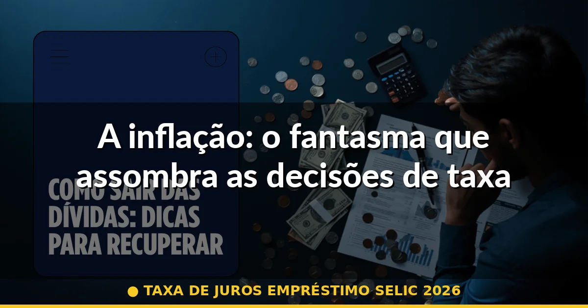 A inflação: o fantasma que assombra as decisões de taxa — taxa de juros empréstimo selic 2026