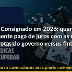 crédito consignado 2026 juros comparativo — Guia completo 2026