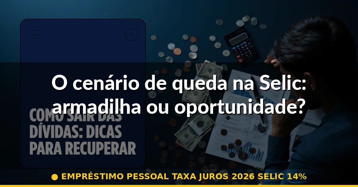 O cenário de queda na Selic: armadilha ou oportunidade? — empréstimo pessoal taxa juros 2026 selic 14%