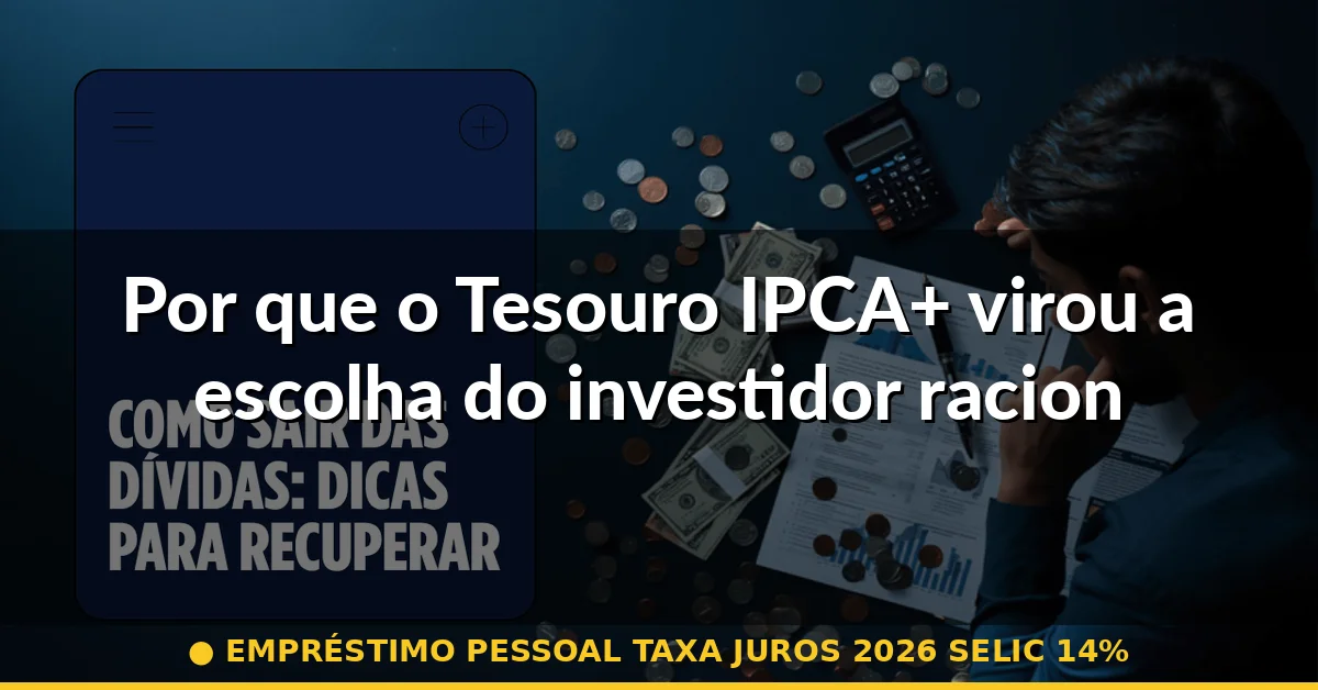 Por que o Tesouro IPCA+ virou a escolha do investidor racional — empréstimo pessoal taxa juros 2026 selic 14%