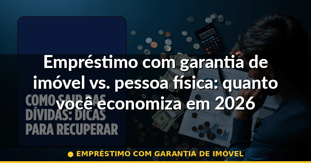 empréstimo com garantia de imóvel — Guia completo 2026
