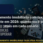 financiamento imobiliário taxa fixa flutuante 2026 — Guia completo 2026