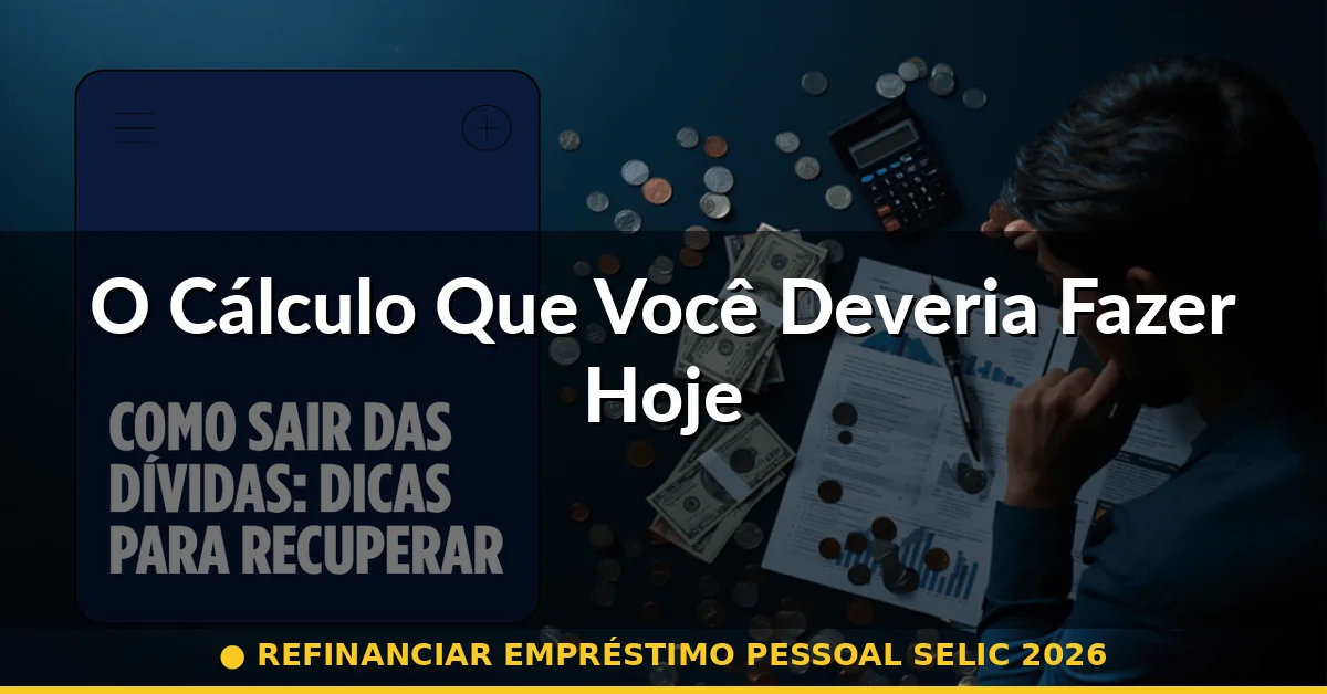 O Cálculo Que Você Deveria Fazer Hoje — refinanciar empréstimo pessoal selic 2026