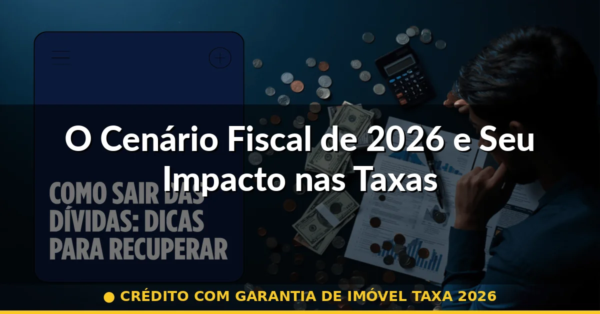 O Cenário Fiscal de 2026 e Seu Impacto nas Taxas — crédito com garantia de imóvel taxa 2026