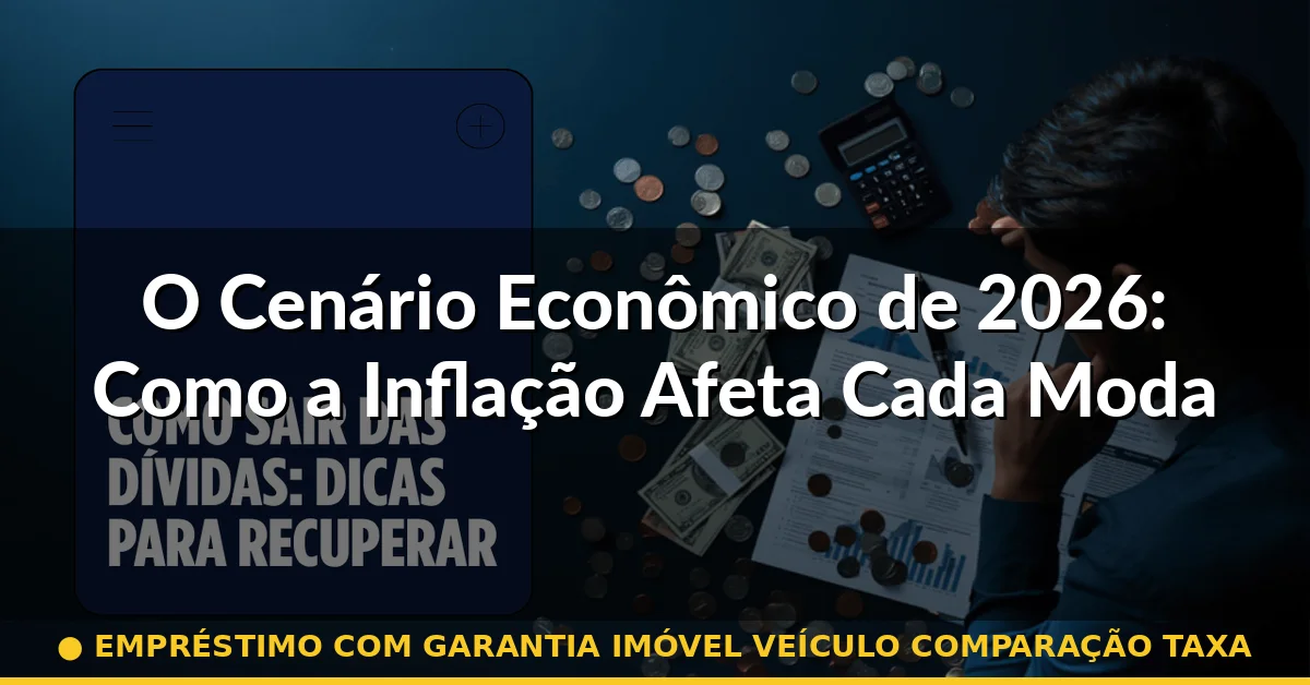 O Cenário Econômico de 2026: Como a Inflação Afeta Cada Modalidade — empréstimo com garantia imóvel veículo comparação taxa