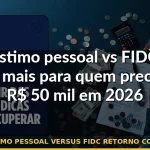 empréstimo pessoal versus fidc retorno comparativo — Guia completo 2026