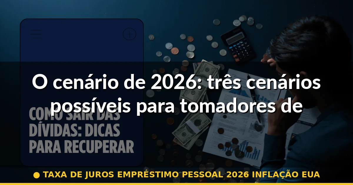 O cenário de 2026: três cenários possíveis para tomadores de empréstimo — taxa de juros empréstimo pessoal 2026 inflação eua